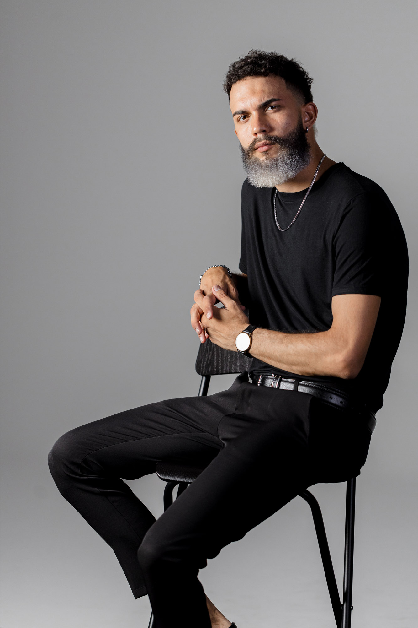 Domenico Raiola, master barber, ritratto in studio